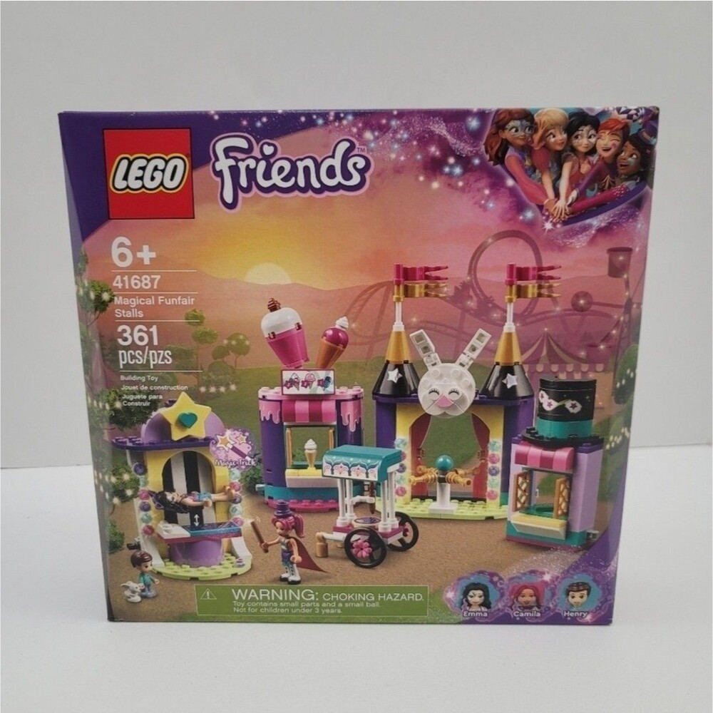 LEGO Friends 41687 Magical Funfair Stalls Building Set 361 Pcs New Retired!